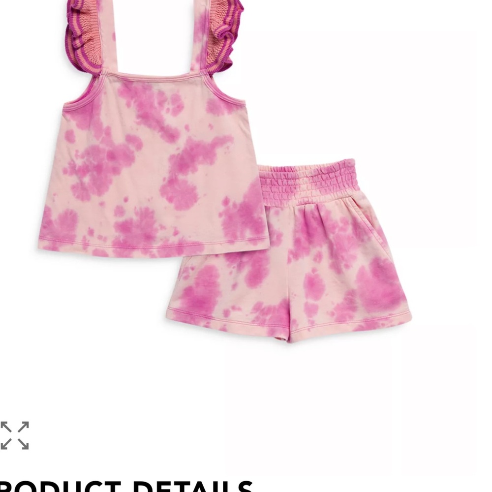 Splendid dream of me Tie-Dye Tank and Shorts Set